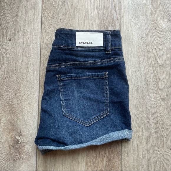 High Waisted Jean Shorts - Picture 2 of 4